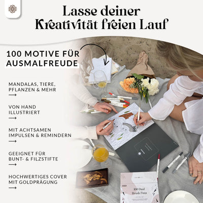 XXL Malbuch für Erwachsene - 100 Motive